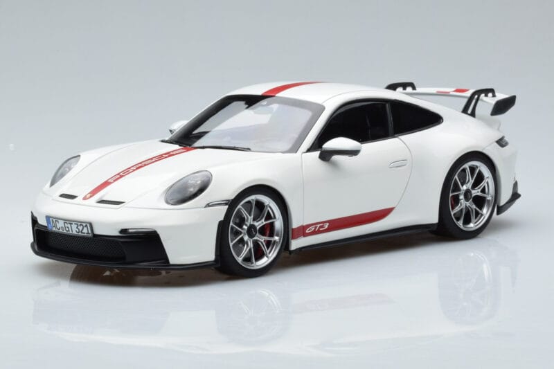 Porsche 911 992 GT3 White Norev 1:18 187306 Diecast