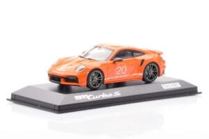 Porsche 911 992 Turbo S Gulf Orange Minichamps 1:43 WAP0209060N002 Diecast - image 2 of 4