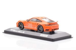 Porsche 911 992 Turbo S Gulf Orange Minichamps 1:43 WAP0209060N002 Diecast - image 3 of 4