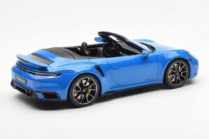 Porsche 911 992 Turbo S Shark Blue GT Spirit 1:18 GT441 Resin - image 2 of 6