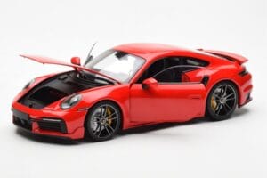 Porsche 911 992 Turbo S Sport Design Red Minichamps 1:18 113069078 Diecast - image 2 of 8