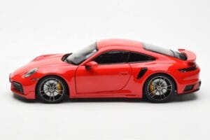 Porsche 911 992 Turbo S Sport Design Red Minichamps 1:18 113069078 Diecast - image 4 of 8