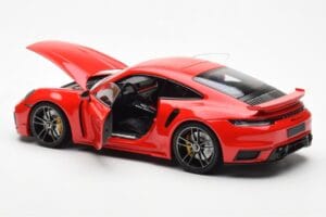 Porsche 911 992 Turbo S Sport Design Red Minichamps 1:18 113069078 Diecast - image 5 of 8