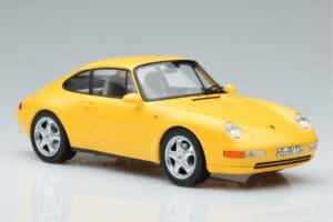 Porsche 911 993 Carrera Yellow Norev 1:18 187596 Diecast - image 4 of 6
