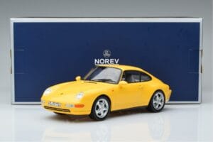 Porsche 911 993 Carrera Yellow Norev 1:18 187596 Diecast - image 6 of 6