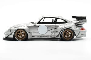 Porsche 911 993 RWB Silver Phantom Asia Edition GT Spirit 1:18 CLDC017 Resin - image 3 of 6