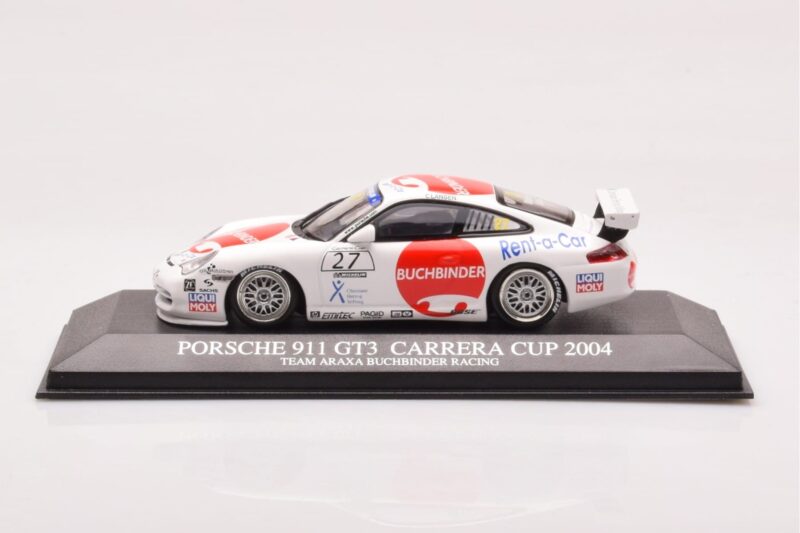 Porsche 911 996 GT3 Cup Team Araxa Buchbinder Racing #27 Landen Porsche Carrera Cup 2004 Minichamps 1:43 Porsche 911 996 GT3 Cup Team Araxa Buchbinder Racing #27 Landen Porsche Carrera Cup 2004 Minichamps 1:43 400046227 Diecast