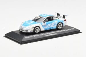 Porsche 911 996 GT3 Cup #7 H. Neuhauser Alutec Belte Porsche Michelin Supercup 2006 Minichamps 1:43 WAP02013117 Diecast - image 2 of 4