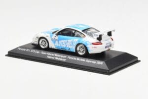 Porsche 911 996 GT3 Cup #7 H. Neuhauser Alutec Belte Porsche Michelin Supercup 2006 Minichamps 1:43 WAP02013117 Diecast - image 3 of 4