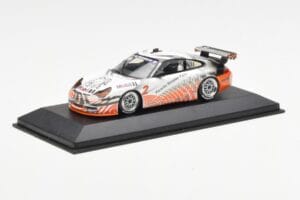 Porsche 911 996 GT3 Cup Mobil 1 #2 V. Ickx Carrera Cup 2004 Minichamps 1:43 403046282 Diecast - image 2 of 4