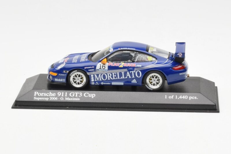 Porsche 911 996 GT3 Cup Team Morellato #16 O. Maximin Porsche Supercup 2006 Minichamps 1:43 Porsche 911 996 GT3 Cup Team Morellato #16 O. Maximin Porsche Supercup 2006 Minichamps 1:43 400066416 Diecast