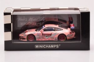 Porsche 911 996 GT3 RS Pink Sally #45 Petty / Jeanette Phoenix 250 2004 Minichamps 1:43 400046945 Diecast - image 4 of 4