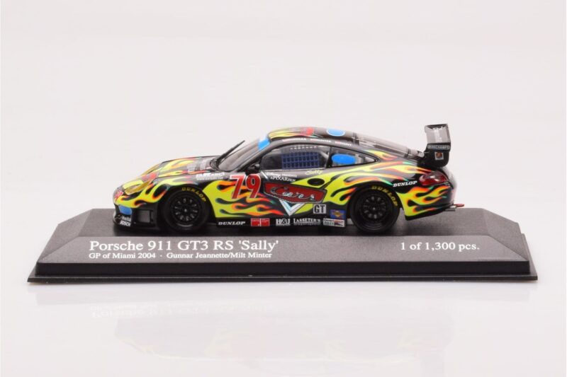 Porsche 911 996 GT3 RS Sally #79 Jeanette / Minter GP of Miami 2004 Minichamps 1:43 Porsche 911 996 GT3 RS Sally #79 Jeanette / Minter GP of Miami 2004 Minichamps 1:43 400046979 Diecast
