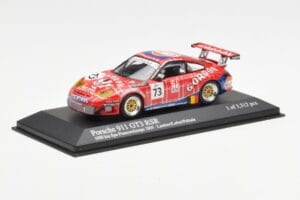 Porsche 911 996 GT3 RSR Gulf #73 Lambert / Lefort / Palttala 1000km Spa 2005 Minichamps 1:43 400056473 Diecast - image 2 of 4