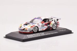 Porsche 911 997 GT3 Cup #124 Mattheus / Geoffroy / Vanbellingen / Fumal 24 Hours of Spa 2005 Minichamps 1:43 400056224 Diecas - image 2 of 4