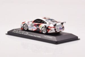 Porsche 911 997 GT3 Cup #124 Mattheus / Geoffroy / Vanbellingen / Fumal 24 Hours of Spa 2005 Minichamps 1:43 400056224 Diecas - image 3 of 4