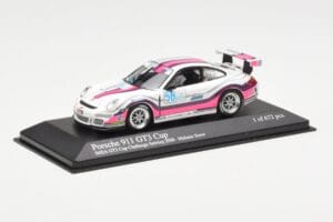 Porsche 911 997 GT3 Cup #56 M. Snow IMSA GT3 Challenge 2008 Minichamps 1:43 400086456 Diecast - image 2 of 4