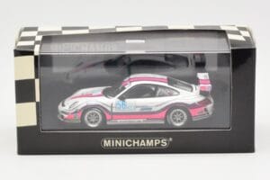 Porsche 911 997 GT3 Cup #56 M. Snow IMSA GT3 Challenge 2008 Minichamps 1:43 400086456 Diecast - image 4 of 4
