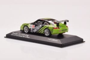 Porsche 911 997 GT3 Cup #8 E. Brown IMSA GT3 Challenge 2009 Minichamps 1:43 400096708 Diecast - image 3 of 4