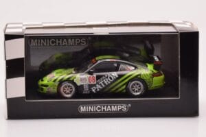 Porsche 911 997 GT3 Cup #8 E. Brown IMSA GT3 Challenge 2009 Minichamps 1:43 400096708 Diecast - image 4 of 4