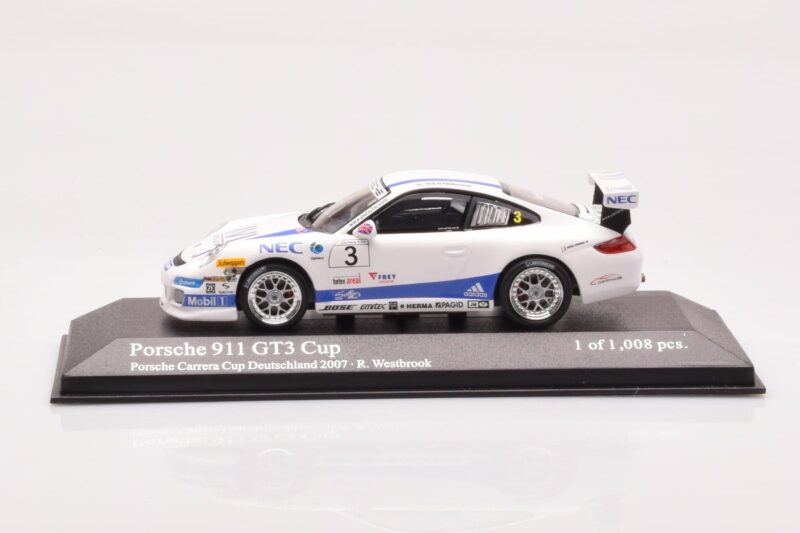 Porsche 911 997 GT3 Cup Porsche Carrera Cup #3 R. Westbrook 2007 Minichamps 1:43 Porsche 911 997 GT3 Cup Porsche Carrera Cup #3 R. Westbrook 2007 Minichamps 1:43 400076483 Diecast