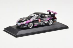 Porsche 911 997 GT3 Cup Swissvax #30 K. Sasaki Carrera Cup Asia Macau 2007 Minichamps 1:43 400076430 Diecast - image 2 of 4