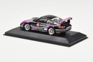 Porsche 911 997 GT3 Cup Swissvax #30 K. Sasaki Carrera Cup Asia Macau 2007 Minichamps 1:43 400076430 Diecast - image 3 of 4