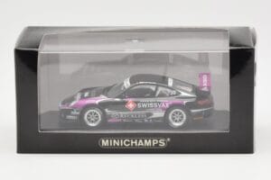 Porsche 911 997 GT3 Cup Swissvax #30 K. Sasaki Carrera Cup Asia Macau 2007 Minichamps 1:43 400076430 Diecast - image 4 of 4