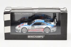 Porsche 911 997 GT3 R Cybernet #123 Fumal / Thiry / Rosenlad / Lefort 24 Hours of Spa 2011 Minichamps 1:43 400118923 Diecast - image 4 of 4