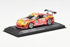 Porsche 911 997 GT3 R ITAS #18 De Lorenzi / Bonetti / Caccia / Bontempelli 24 Hours of Spa 2011 Minichamps 1:43 400118918 Die - image 2 of 4