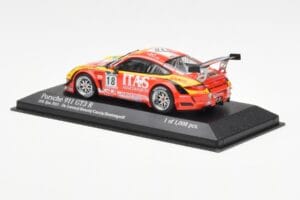 Porsche 911 997 GT3 R ITAS #18 De Lorenzi / Bonetti / Caccia / Bontempelli 24 Hours of Spa 2011 Minichamps 1:43 400118918 Die - image 3 of 4