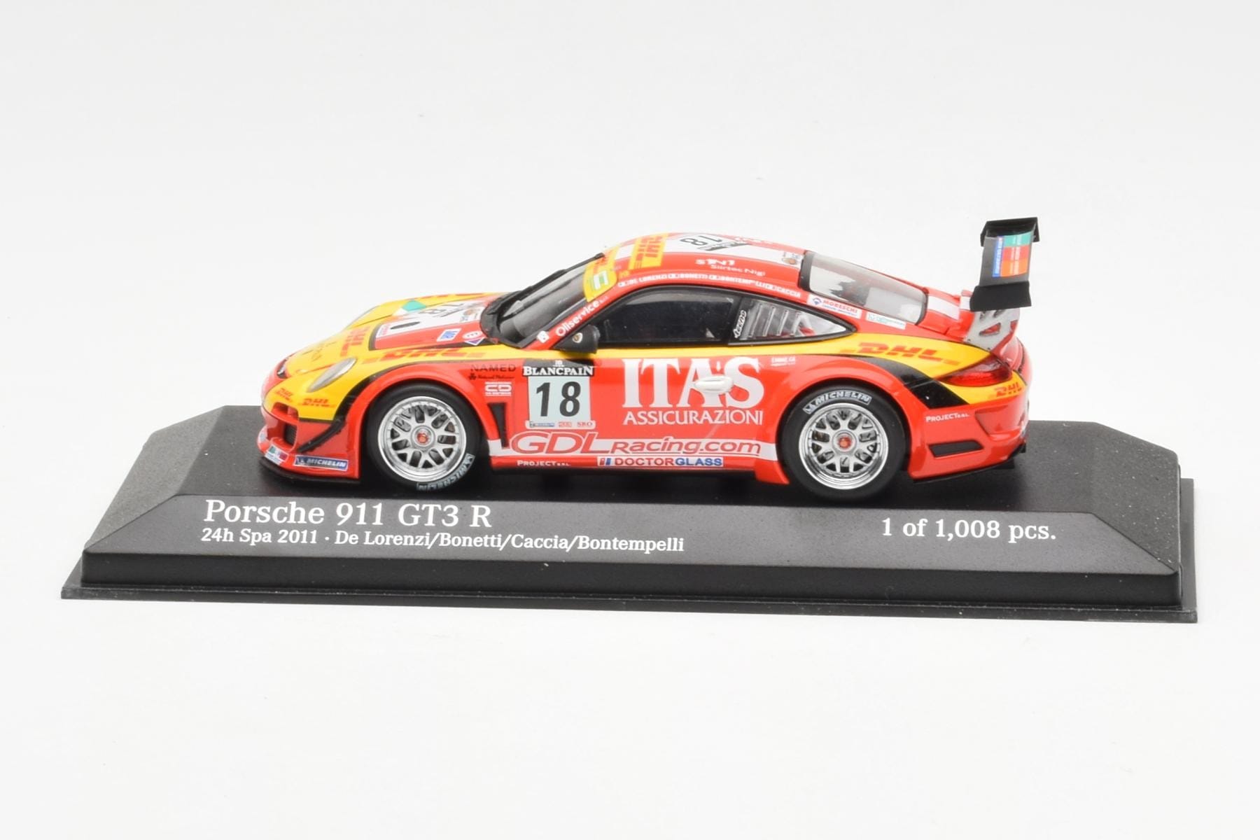 Porsche 911 997 GT3 R ITAS #18 De Lorenzi / Bonetti / Caccia