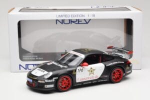 Porsche 911 997 GT3 RS #176 Team Ring Police VLN 2011 Norev 1:18 187570 Diecast - image 8 of 8