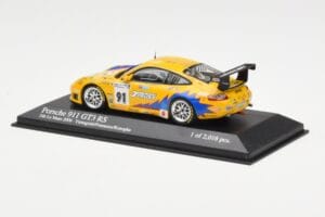 Porsche 911 997 GT3 RS T2M #91 Yamagishi / Fournoux / Konopka 24 Hours of Le Mans 2006 Minichamps 1:43 400066991 Diecast - image 3 of 4