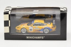 Porsche 911 997 GT3 RS T2M #91 Yamagishi / Fournoux / Konopka 24 Hours of Le Mans 2006 Minichamps 1:43 400066991 Diecast - image 4 of 4