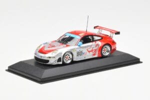 Porsche 911 997 GT3 RSR Flying Lizard #80 S. Neiman / J. Bergmeister / J. van Overbeek 24 Hours of Le Mans 2008 Minichamps 1: - image 2 of 4