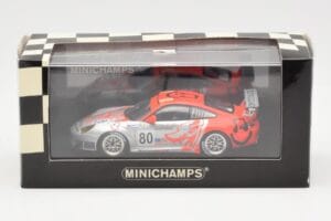Porsche 911 997 GT3 RSR Flying Lizard #80 S. Neiman / P. Long / J. Van Overbeek 24 Hours of Le Mans 2006 Minichamps 1:43 4000 - image 4 of 4