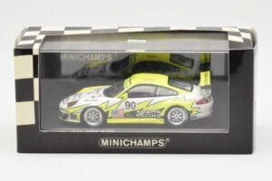 Porsche 911 997 GT3 RSR Krohn Racing #90 J. Bergmeister / T. Jonsson / T. Krohn 24 Hours of Le Mans 2006 Minichamps 1:43 4000 - image 4 of 4