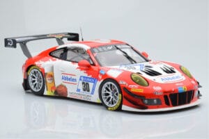 Porsche 911 GT3 R Frikadelli Racing Team #30 M. Muller / M. Arnold / F. Henzler / M. Campbell 24 Hours of Nurburgring 2018 Mi - image 4 of 6