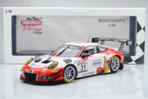 Porsche 911 GT3 R Frikadelli Racing Team #31 M. Arnold / I. Fernandez Winners VLN Round 3 2018 Minichamps 1:18 153186991 Diec - image 6 of 6