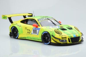Porsche 911 GT3 R Manthey Racing #911 F. Scherer / K. Estre / R. Dumas / L. Vanthoor / E. Bamber 24 Hours of Nurburgring 2018 - image 4 of 6