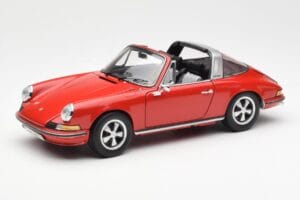 Porsche 911 Targa S Red Schuco 1:18 450036200 Diecast - image 3 of 9
