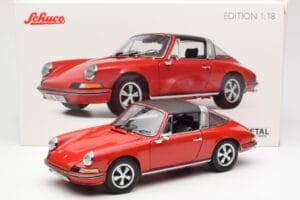 Porsche 911 Targa S Red Schuco 1:18 450036200 Diecast - image 9 of 9