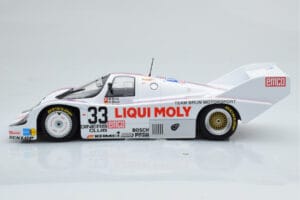 Porsche 956K Liqui Moly Brun Racing #33 H-J. Stuck / H. Grohs / W. Brun 1000km Spa 1983 Minichamps 1:18 155836633 Diecast - image 3 of 6