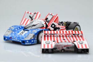 Porsche 956L Spirit of America #8 G. Follmer / J. Morton / K. Miller 24 Hours of Le Mans 1986 Minichamps 1:18 180866508 Dieca - image 2 of 8