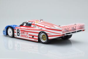 Porsche 956L Spirit of America #8 G. Follmer / J. Morton / K. Miller 24 Hours of Le Mans 1986 Minichamps 1:18 180866508 Dieca - image 7 of 8