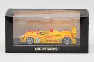 Porsche RS Spyder DHL #7 R. Dumas / T. Bernhard Winner Long Beach GP ALMS 2007 Minichamps 1:43 400076607 Diecast - image 4 of 4