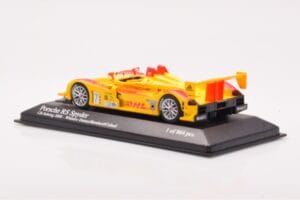 Porsche RS Spyder LMP2 #7 R. Dumas / T. Bernhard / E. Collard Sebring 12 Hours Winners 2008 Minichamps 1:43 400086807 Diecast - image 3 of 4