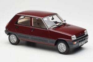 Renault 5 GTL Bordeaux Red Otto 1:18 OT1059 Resin - image 4 of 6