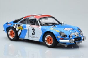 Alpine A110 #3 B. Darniche / A. Mahe Tour de Corse 1973 IXO 1:18 18RMC062B Diecast - image 4 of 6